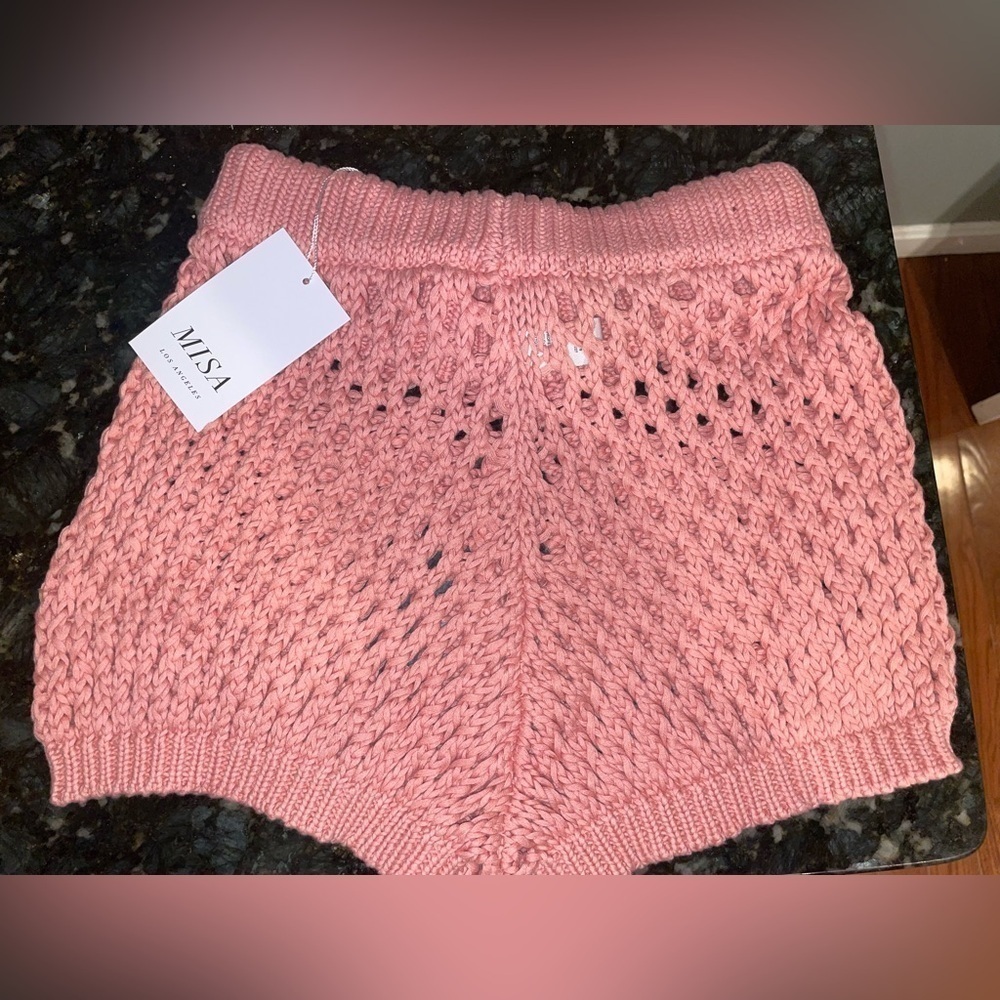 New! MISA x Revolve Daisy Pink Crochet Shorts 💗 Small NWT! - Picture 13 of 16